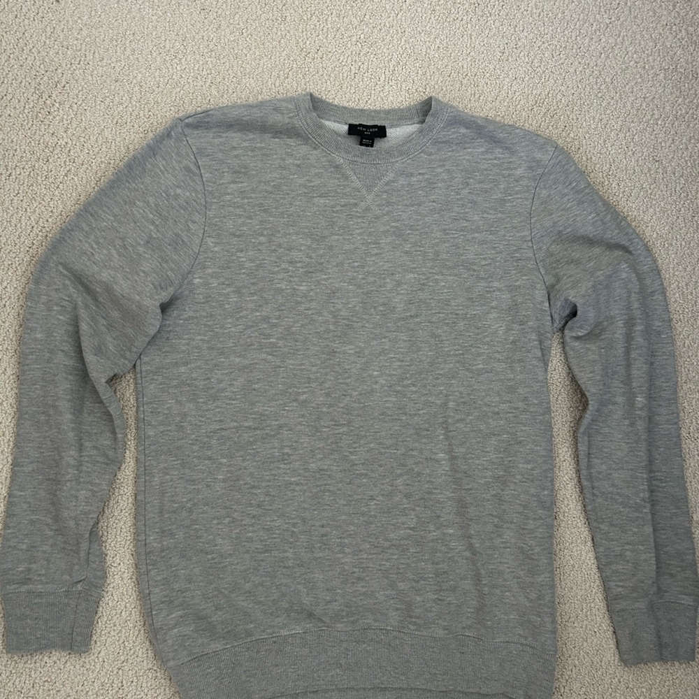 New Look Gray Crewneck Men's Sweater
